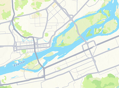 Krasnoyarsk map